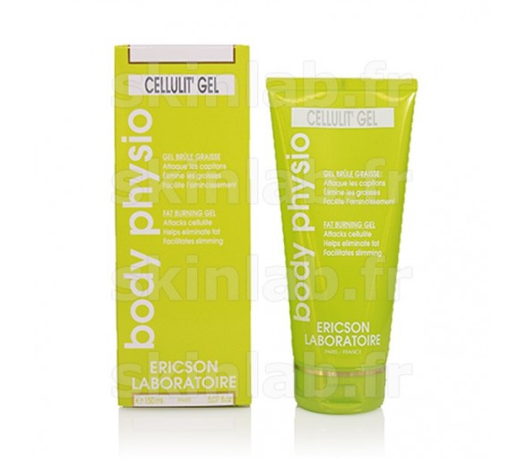 Body Physio Cellulit-Gel Gel Brûle Graisse E51 Ericson Laboratoire - Attaque les capitons élimine les graisses - Tube 150ml