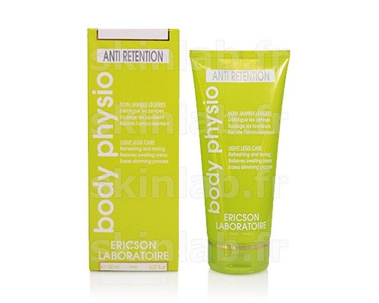 Body Physio Anti Rétension Soin Jambes Légères E52 Ericson Laboratoire - Défatigue soulage les lourdeurs - Tube 150ml