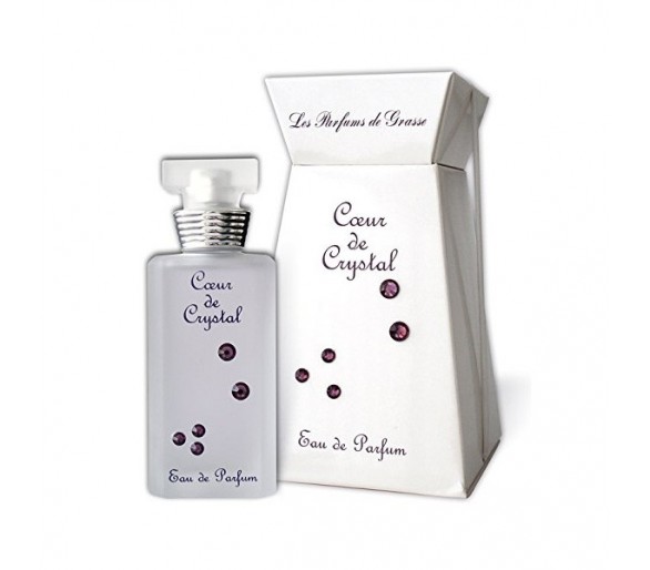 Eau de Parfum Coeur de Crystal par Les Parfums de Grasse - Vaporisateur 100ml