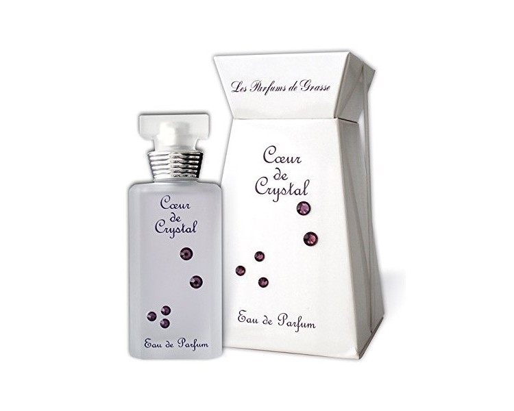 Eau de Parfum Coeur de Crystal par Les Parfums de Grasse - Vaporisateur 100ml