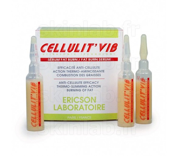 Sérum Fat Burn Cellulit'Vib E785 Ericson Laboratoire - 12 Ampoules 10ml
