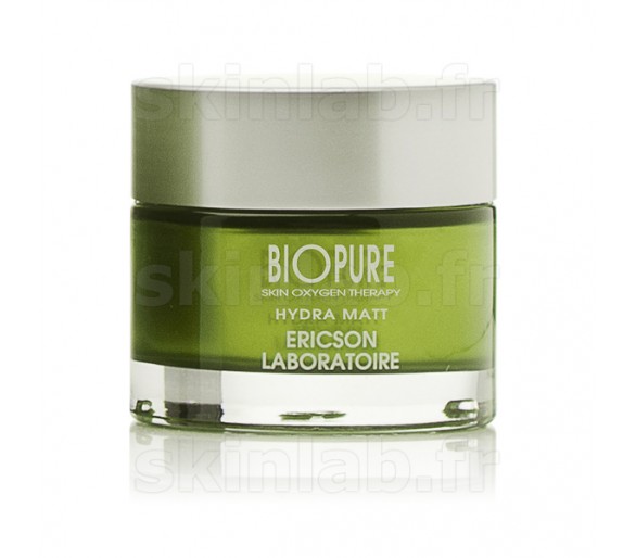 Hydra Matt BIOPURE E843 Ericson Laboratoire - Crème matifiante - Pot 50ml