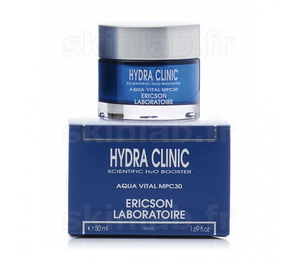 Crème Aqua Vital MPC30 Crème Hydratante Hydra Clinic E798 Ericson Laboratoire - Pot 50ml