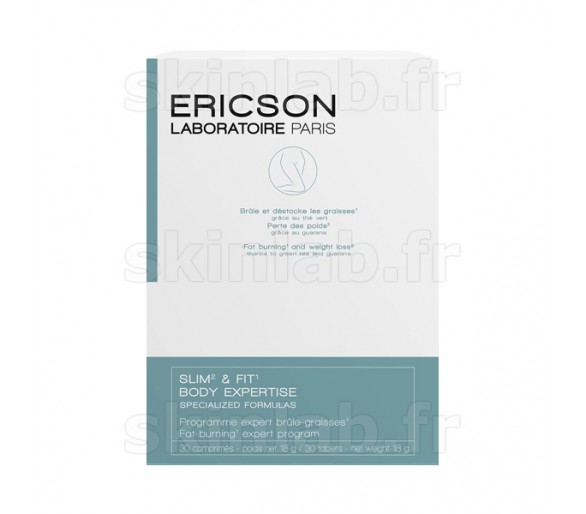 PROGRAMME EXPERT BRÛLE-GRAISSES E398 Ericson Laboratoire - Slim & Fit Body Expertise - 1 Boîte de 30 comprimés