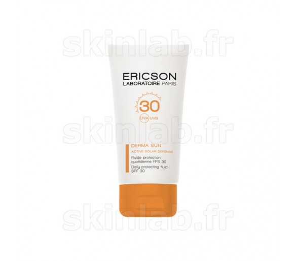 Fluide protection quotidienne FPS30 DERMA SUN E322 Ericson Laboratoire - Tube 50ml