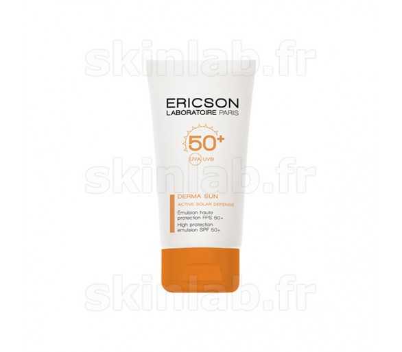 Émulsion Haute Protection FPS50+ DERMA SUN E323 Ericson Laboratoire - Tube 50ml