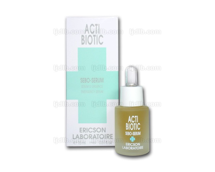 Sérum d'Urgence ACTI-BIOTIC SEBO-SERUM E529 Ericson Laboratoire - Compte goutte 15ml